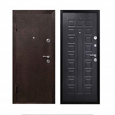 Дверь металлическая Йошкар Венге (960R) Фурнитура внутри