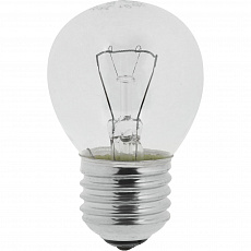 Лампа накаливания декоративная ДШ 40вт P45 230в E27 матовая (шар)